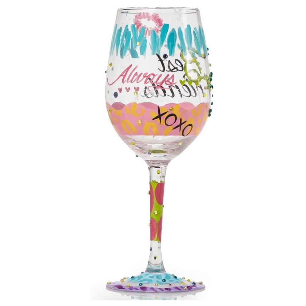 Best Friends Always Lolita Wine Glass | Gifts Direct 2 U